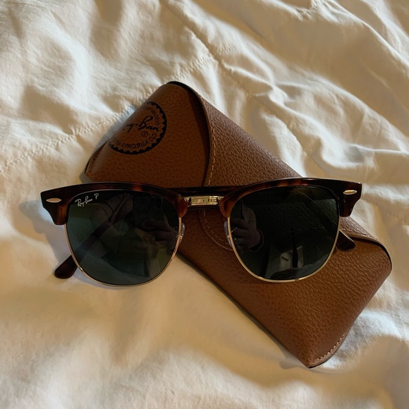 Ray-Ban Accessories - Polarized Ray-Ban Temple Clubmaster in Tortoise